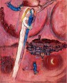 Le Cantique des Cantiques lithographie couleur contemporaine Marc Chagall